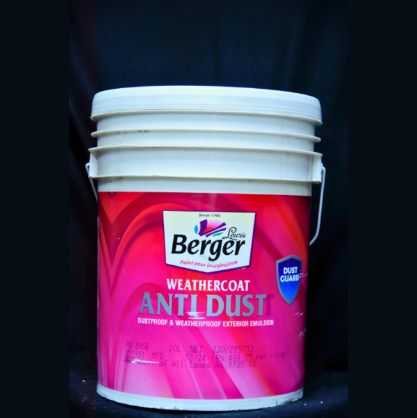 Berger Weathercoat Anti Dust Dustproof & Weatherproof Exterior Emulsion (20 L)