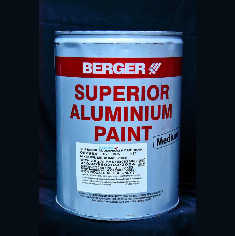 Berger Superior Aluminium Paint Superior Aluminium PT Medium