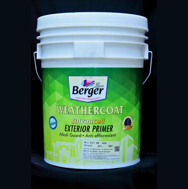 Berger Weathercoat Advanced Exterior Primer Alkali Guard - Anti Efflorescent